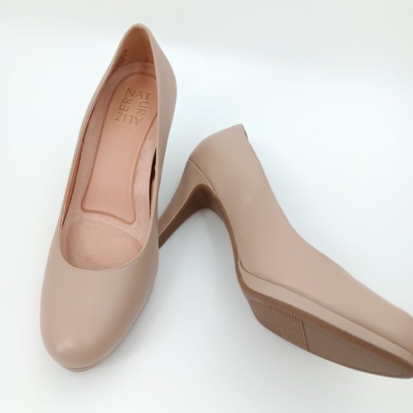 NATURALIZER MICHELLE WOMENS IVORY HEELS SIZE 8M - Picture 4 of 14